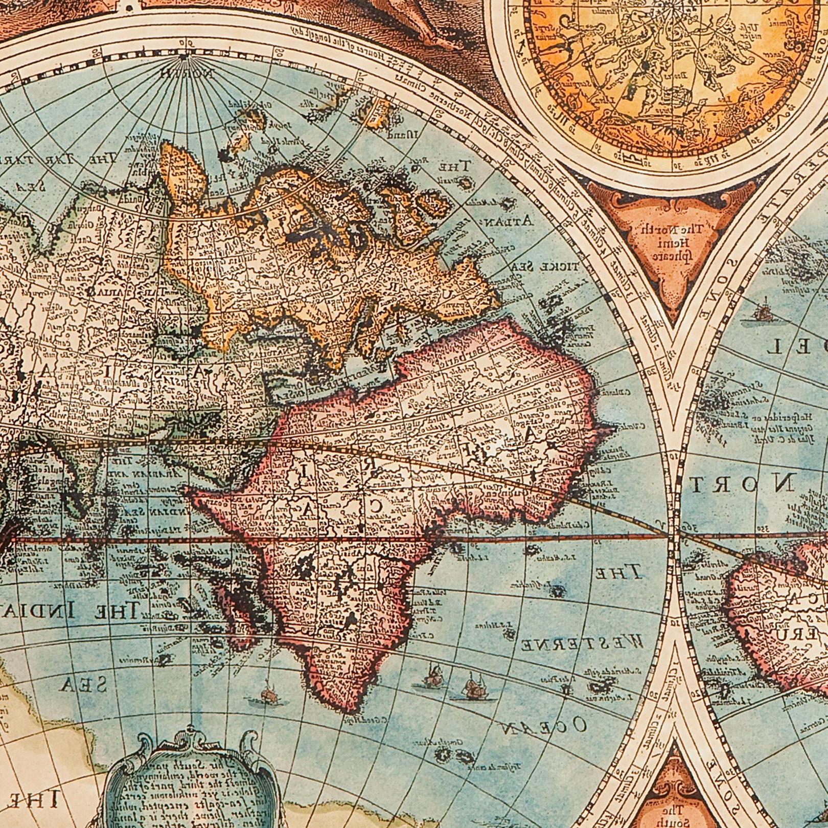 World map from 1626